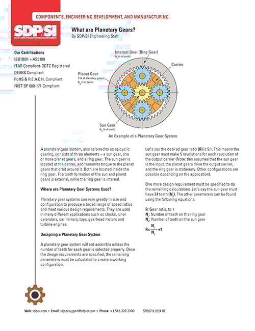 Planetary Gear Design